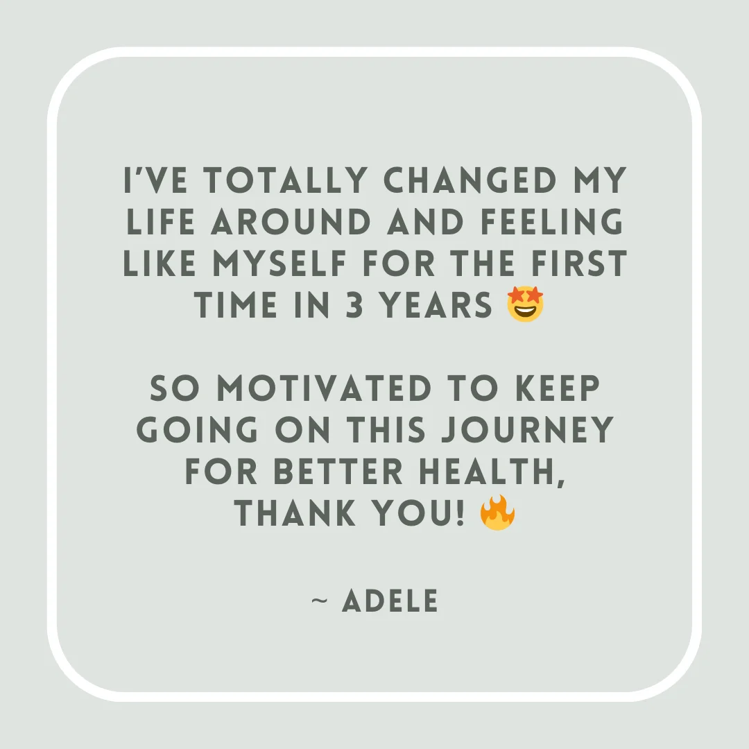 Adele's testimonial